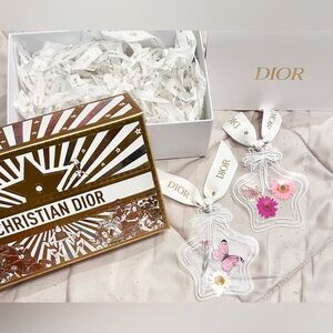 dior limited edition gift box with dior ribbon bookmarks gift set